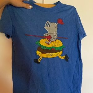 Old navy boys blue graphic tee